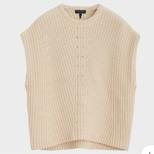 Rag & bone Women's Cream Crew Neck Sweater